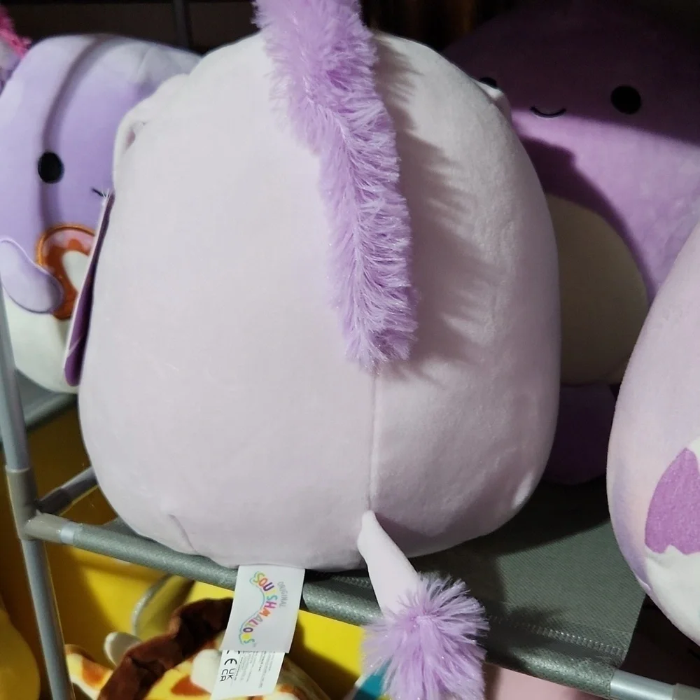 Squishmallows Delzi Donkey 8 inch purple nwt